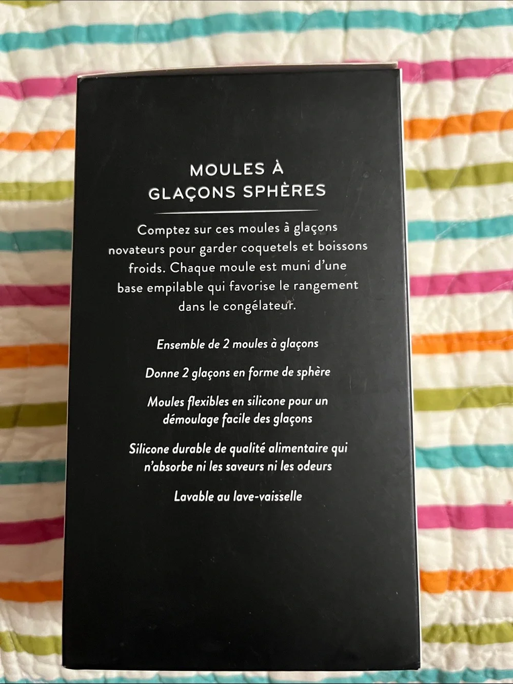 Williams Sonoma sphere ice molds for cocktails